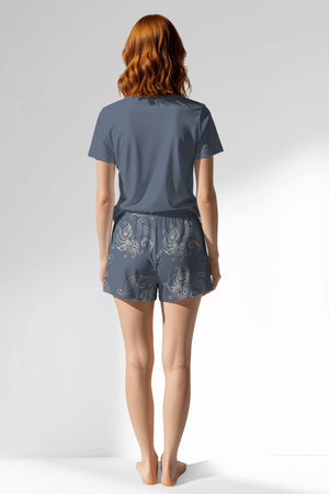 Woman Polyviscon Liliora Short Set - 18-3916 - Image 3