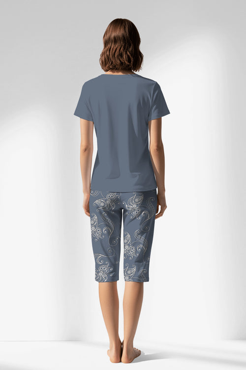 Woman Polyviscon Liliora Capri Set - 18-3916 - Image 1