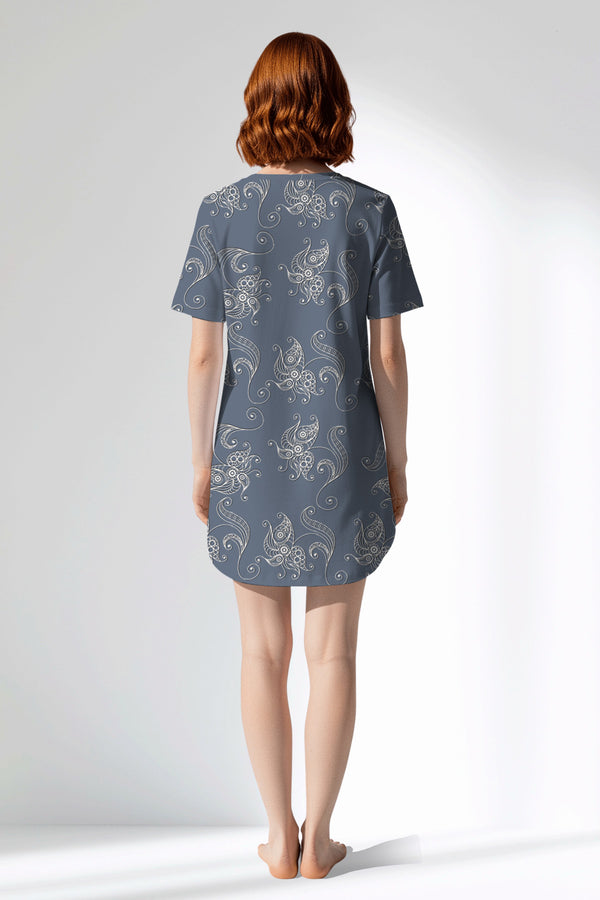 Woman Polyviscon Liliora Pocket Detail Tunic - ROTASYON - Image 3