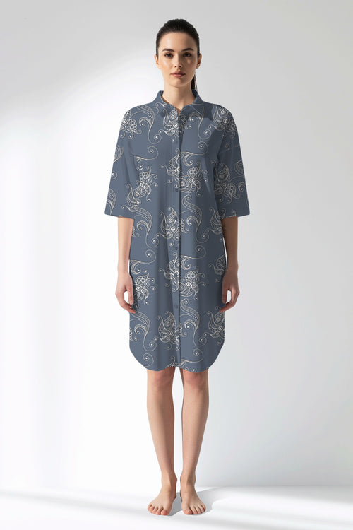 Woman Polyviscon Liliora Shirt Tunic - ROTASYON - Image 1