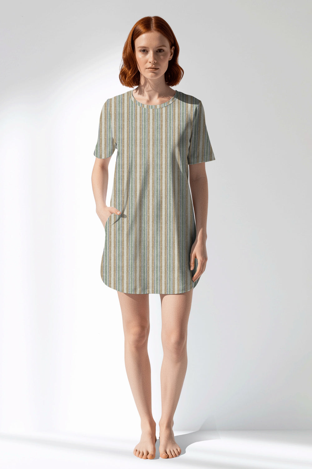 Woman Polyviscon LineFlow Pocket Detail Tunic - ROTASYON - Image 1