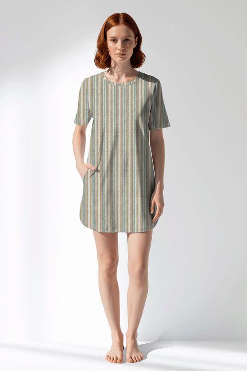 Woman Polyviscon LineFlow Pocket Detail Tunic - ROTASYON - Image 1