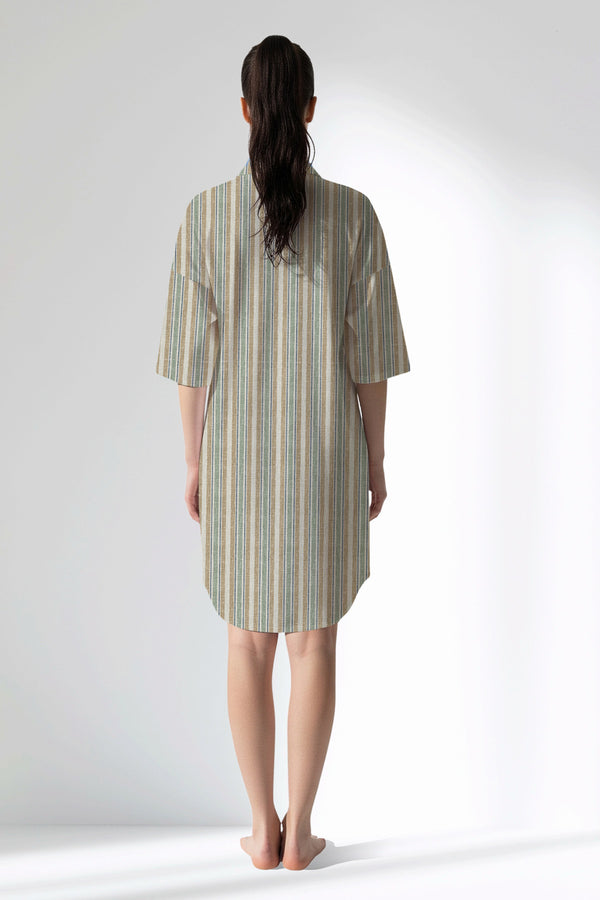 Woman Polyviscon LineFlow Shirt Tunic - ROTASYON - Image 3