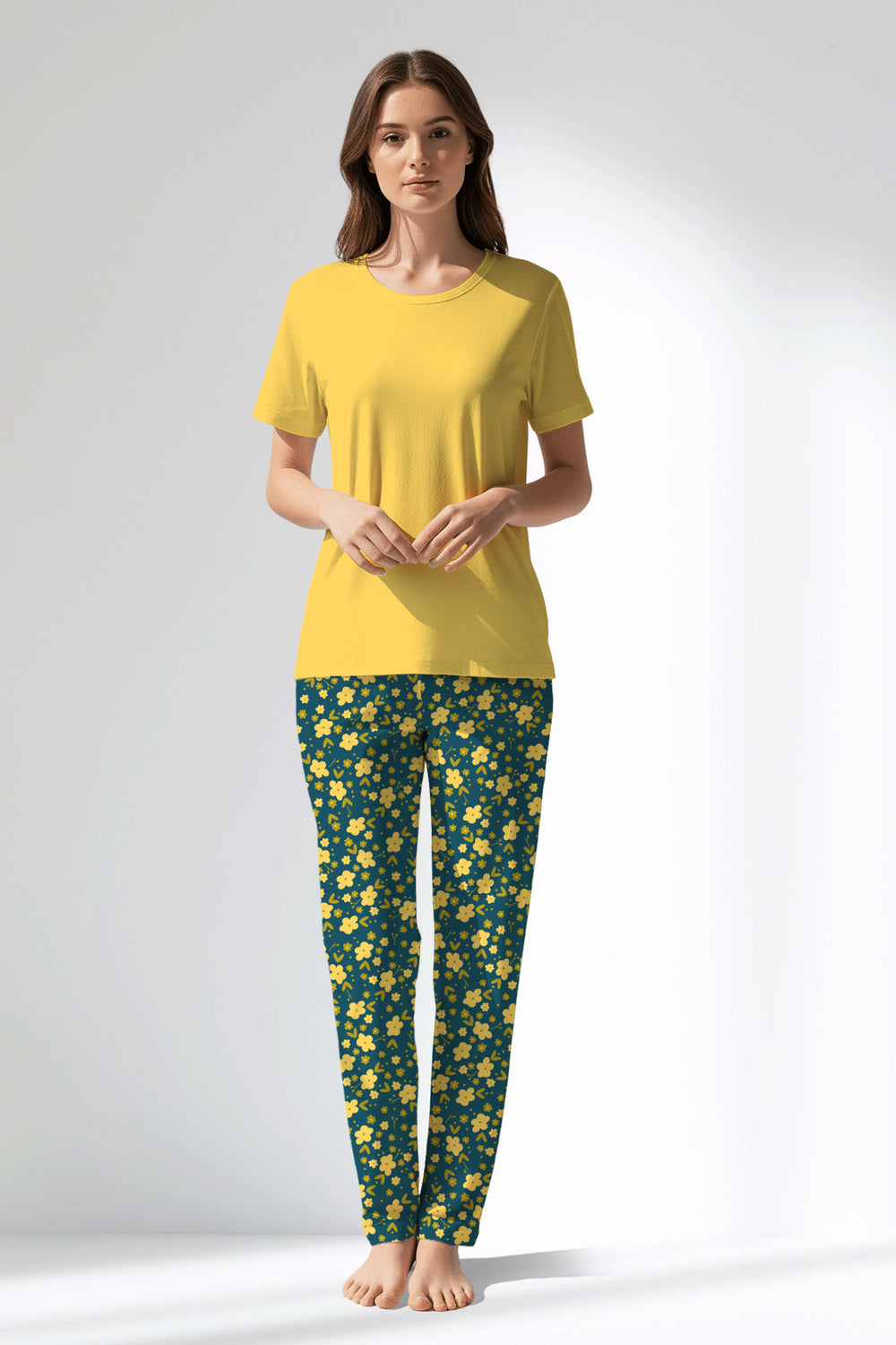 Woman Polyviscon Sunrise Pyjama Set - 19-4526 - Image 1