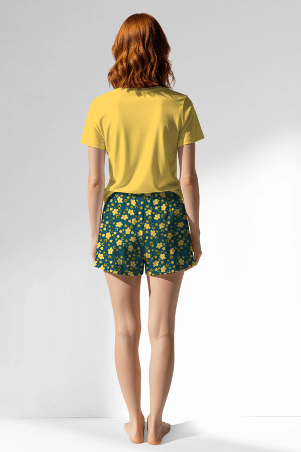 Woman Polyviscon Sunrise Short Set - B-13-0850 - Image 3