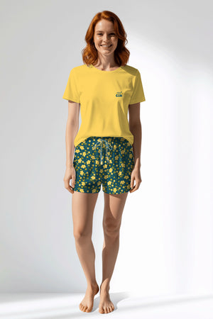 Woman Polyviscon Sunrise Short Set - B-13-0850 - Image 1