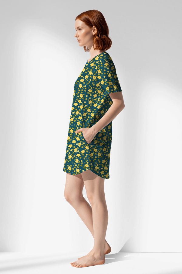 Woman Polyviscon Sunrise Pocket Detail Tunic - ROTASYON - Image 2