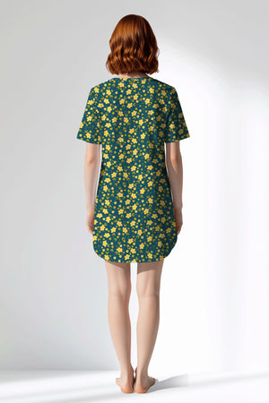 Woman Polyviscon Sunrise Pocket Detail Tunic - ROTASYON - Image 3