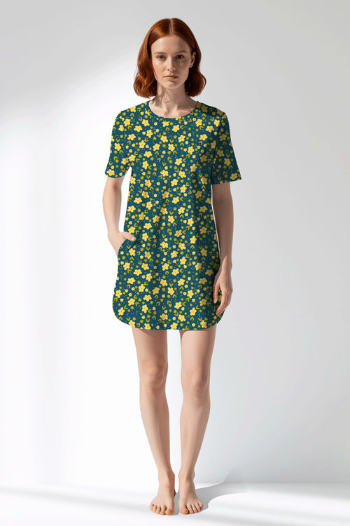 Woman Polyviscon Sunrise Pocket Detail Tunic - ROTASYON - Image 1