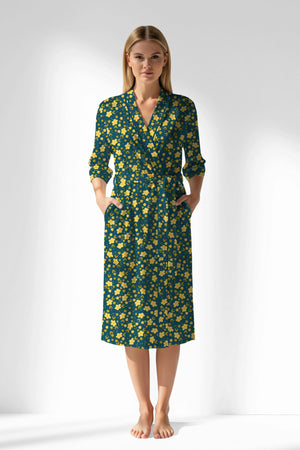 Woman Polyviscon Sunrise Dressing Gown - ROTASYON - Image 1