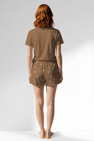 Woman Polyviscon Arlisse Short Set - 17-1327 - Image 3