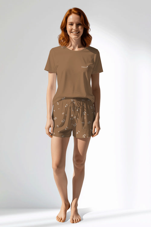 Woman Polyviscon Arlisse Short Set - 17-1327 - Image 1