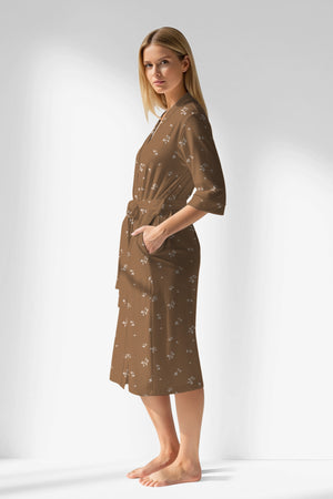 Woman Polyviscon Arlisse Dressing Gown - ROTASYON - Image 2
