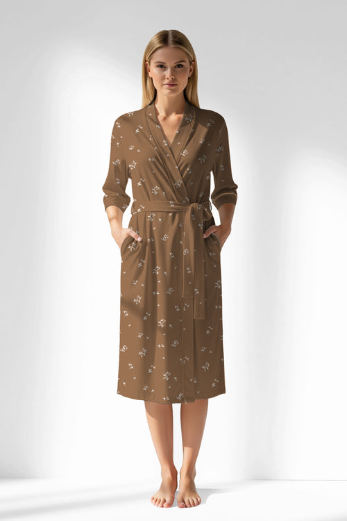 Woman Polyviscon Arlisse Dressing Gown - ROTASYON - Image 1
