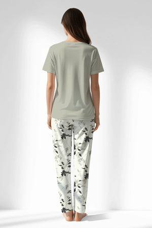 Woman Polyviscon Armonelle Pyjama Set - METRAJ ZEMIN - Image 3