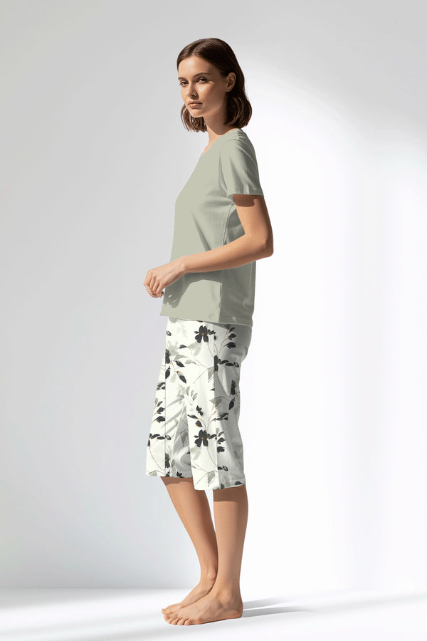 Woman Polyviscon Armonelle Capri Set - METRAJ ZEMIN - Image 2