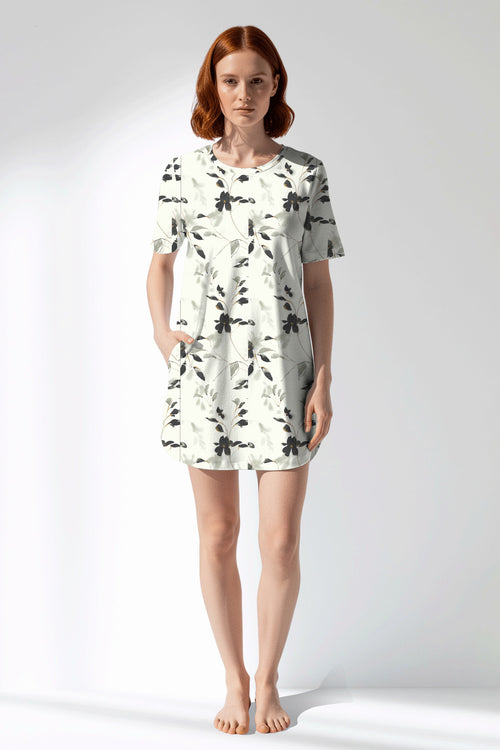 Woman Polyviscon Armonelle Pocket Detail Tunic - ROTASYON - Image 1