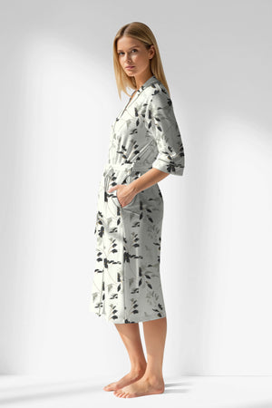 Woman Polyviscon Armonelle Dressing Gown - ROTASYON - Image 2