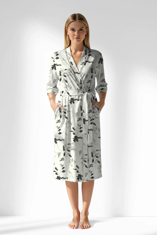 Woman Polyviscon Armonelle Dressing Gown - ROTASYON - Image 1