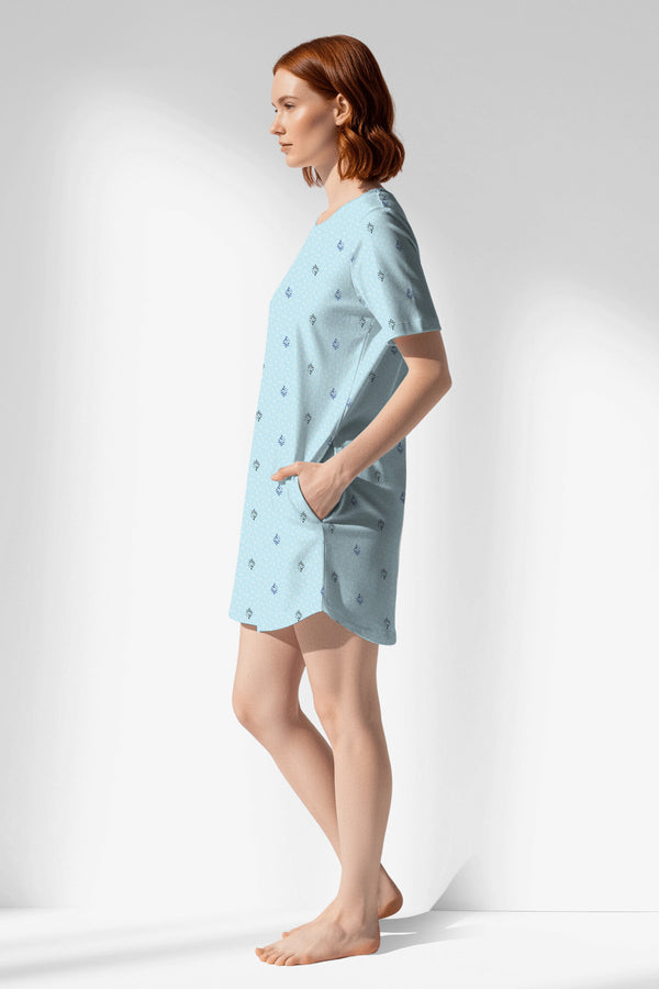 Woman Polyviscon Arvelin Pocket Detail Tunic - ROTASYON - Image 2