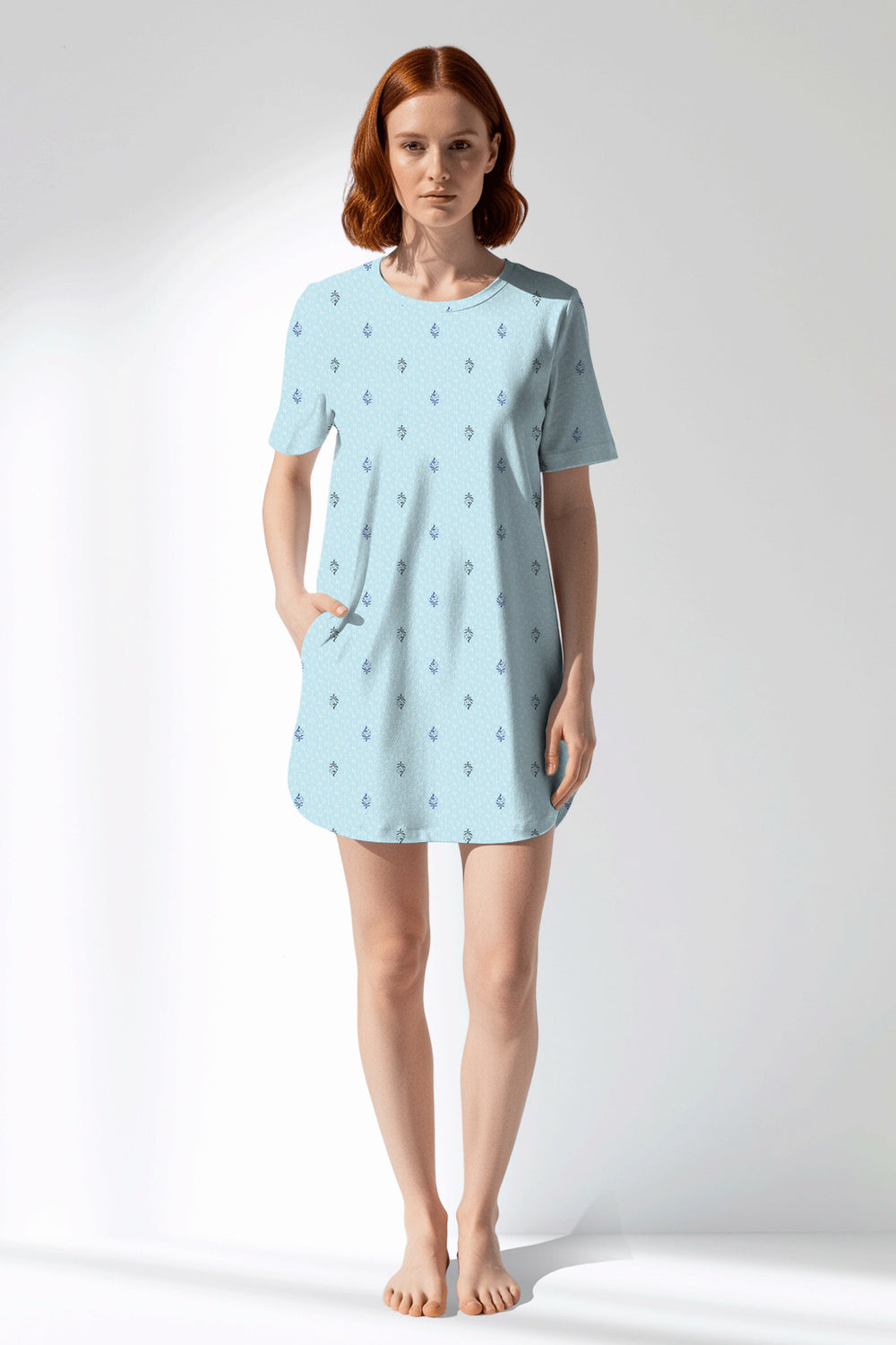 Woman Polyviscon Arvelin Pocket Detail Tunic - ROTASYON - Image 1