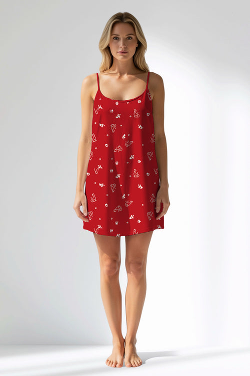 Woman Polyviscon Catty Thin Strap Tunic - ROTASYON - Image 1