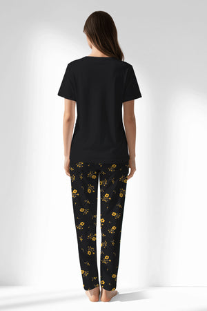 Woman Polyviscon Floryn Pyjama Set - METRAJ ZEMIN - Image 3