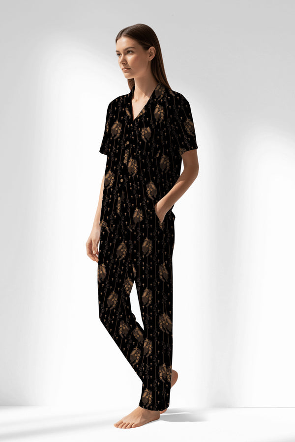 Woman Polyviscon Iralea Buttoned Pyjama Set - ROTASYON - Image 2