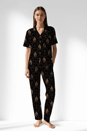 Woman Polyviscon Iralea Buttoned Pyjama Set - ROTASYON - Image 1