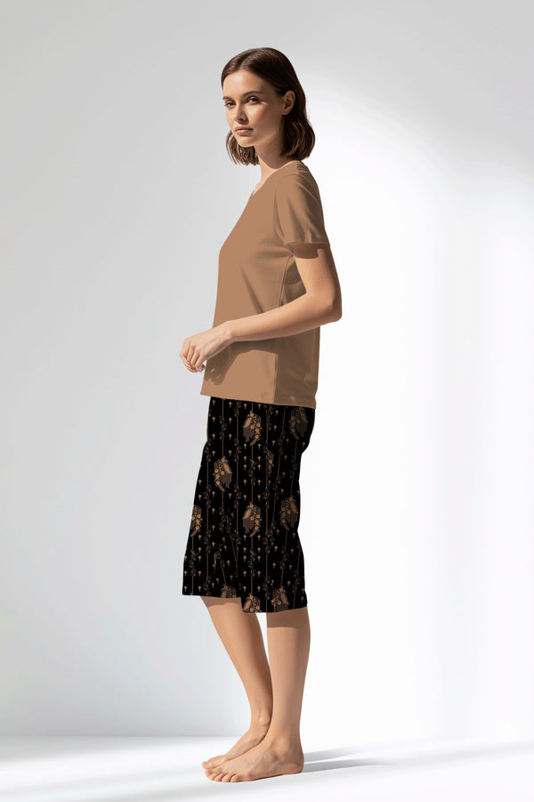 Woman Polyviscon Iralea Capri Set - METRAJ BAKIR - Image 2