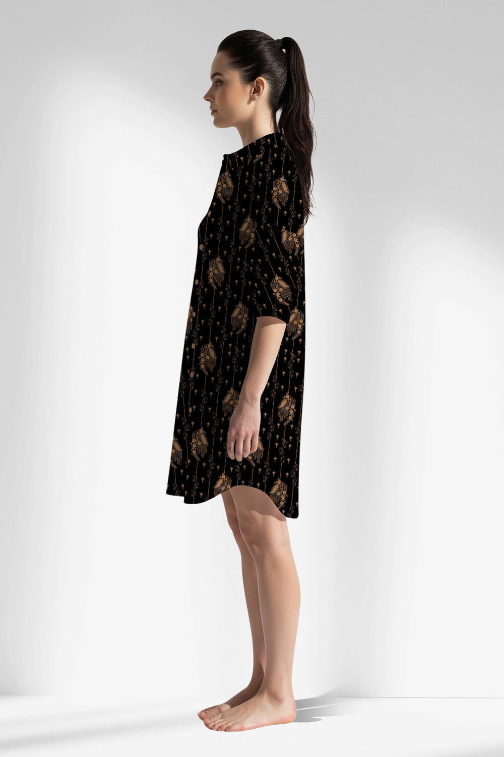 Woman Polyviscon Iralea Shirt Tunic - ROTASYON - Image 1