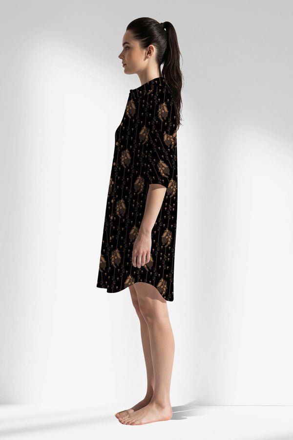 Woman Polyviscon Iralea Shirt Tunic - ROTASYON - Image 2