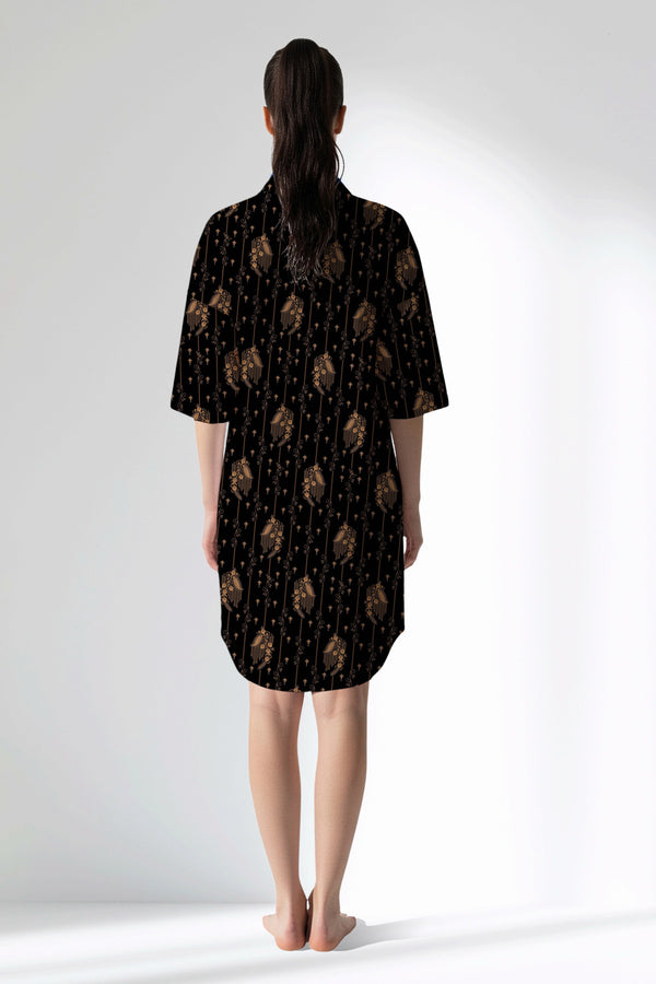 Woman Polyviscon Iralea Shirt Tunic - ROTASYON - Image 3