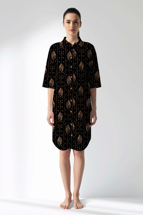 Woman Polyviscon Iralea Shirt Tunic - ROTASYON - Image 1