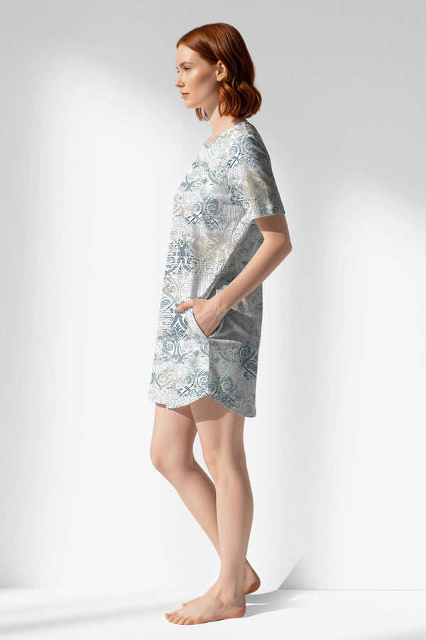 Woman Polyviscon Livora Pocket Detail Tunic - ROTASYON - Image 2