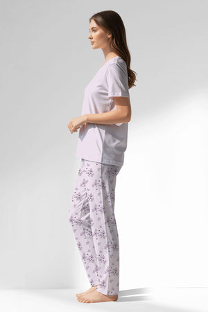 Woman Polyviscon Lunaris Pyjama Set - METRAJ ZEMIN - Image 2