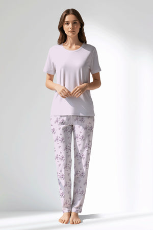 Woman Polyviscon Lunaris Pyjama Set - METRAJ ZEMIN - Image 1
