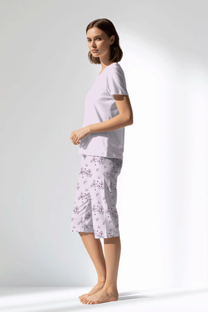 Woman Polyviscon Lunaris Capri Set - METRAJ ZEMIN - Image 2