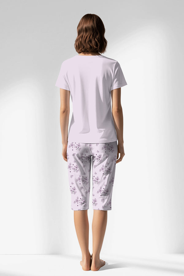 Woman Polyviscon Lunaris Capri Set - METRAJ ZEMIN - Image 3