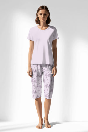 Woman Polyviscon Lunaris Capri Set - METRAJ ZEMIN - Image 1