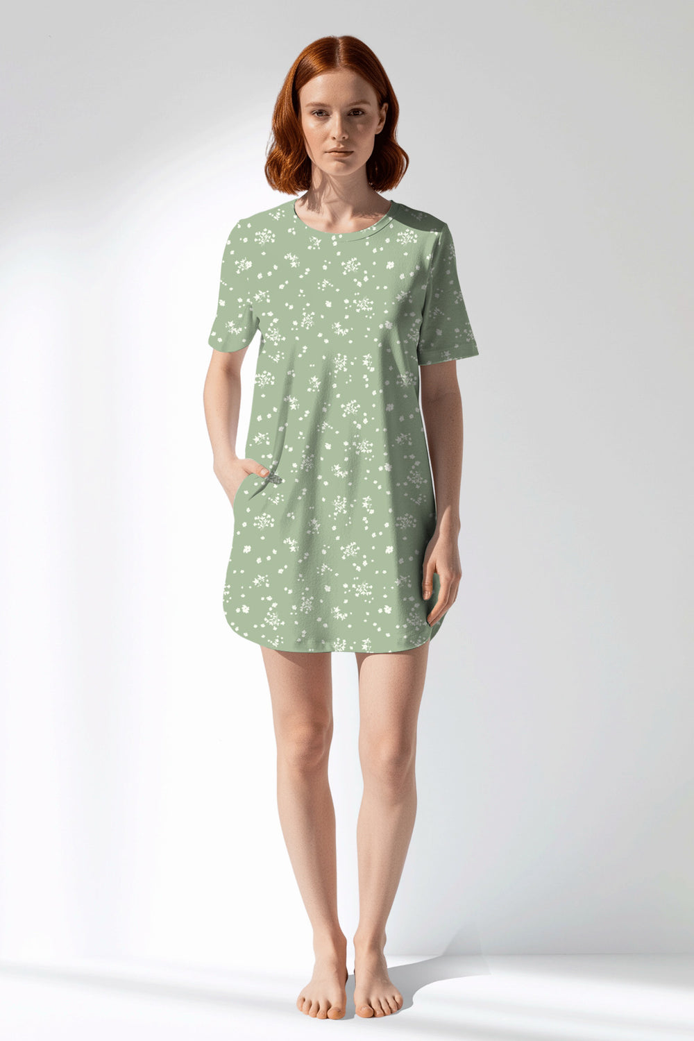 Woman Polyviscon Mirale Pocket Detail Tunic - ROTASYON - Image 1