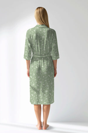 Woman Polyviscon Mirale Dressing Gown - ROTASYON - Image 3