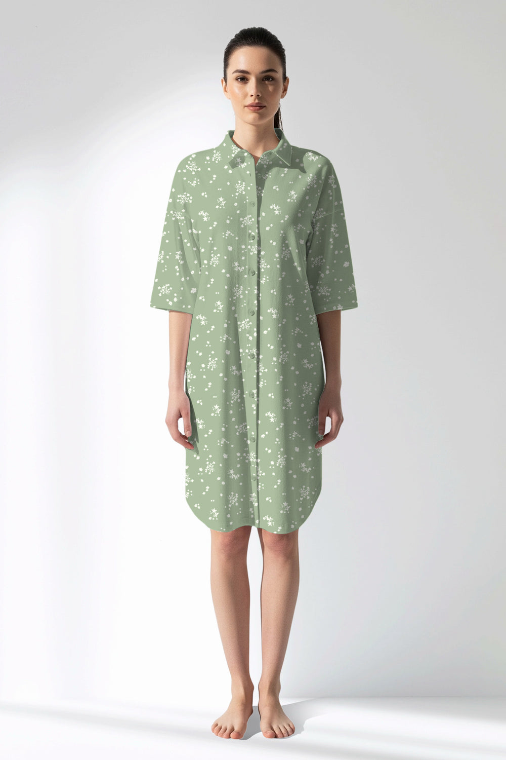 Woman Polyviscon Mirale Shirt Tunic - ROTASYON - Image 1