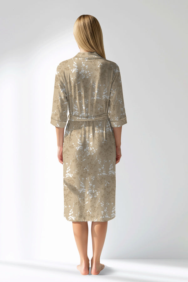 Woman Polyviscon Orlena Dressing Gown - ROTASYON - Image 3