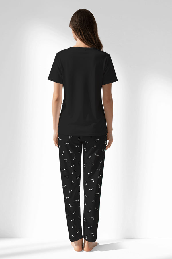 Woman Polyviscon Ritmica Pyjama Set - METRAJ ZEMIN - Image 3