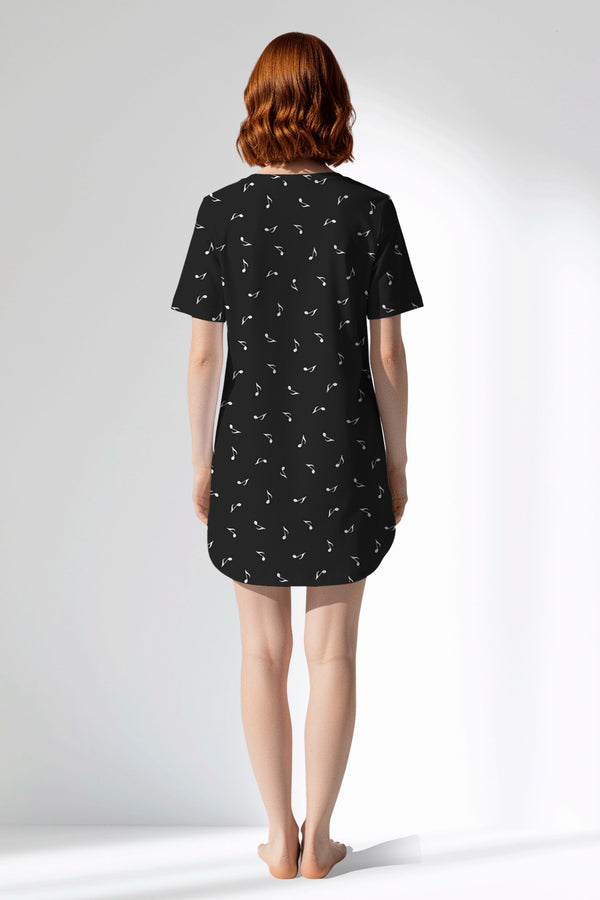 Woman Polyviscon Ritmica Pocket Detail Tunic - ROTASYON - Image 3