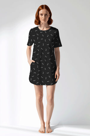 Woman Polyviscon Ritmica Pocket Detail Tunic - ROTASYON - Image 1