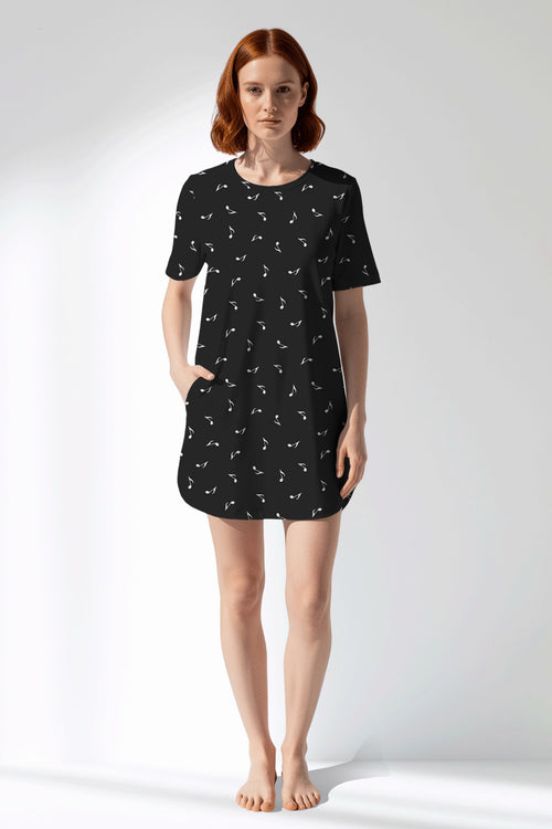 Woman Polyviscon Ritmica Pocket Detail Tunic - ROTASYON - Image 1