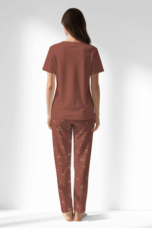 Woman Polyviscon Rosinia Pyjama Set - METRAJ ZEMIN - Image 3