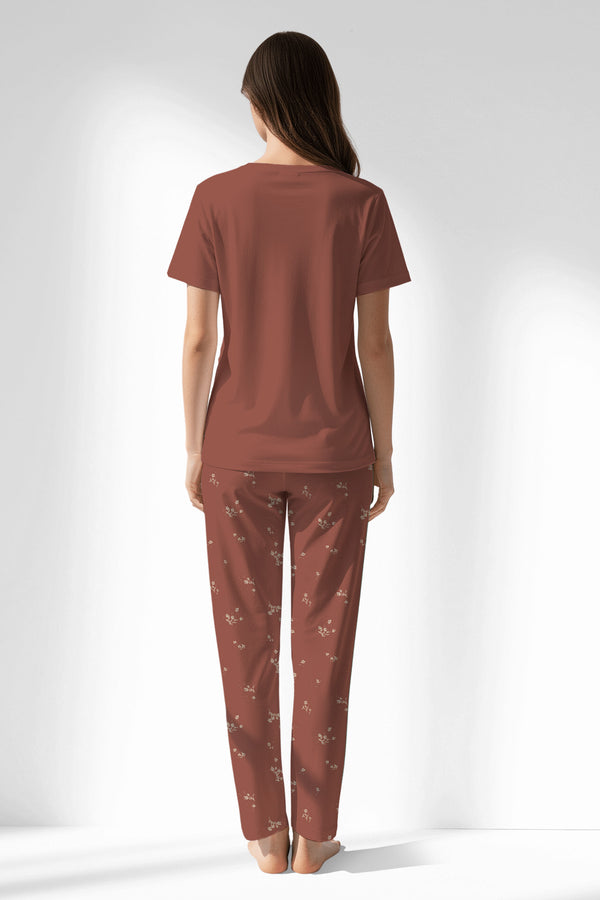 Woman Polyviscon Rosinia Pyjama Set - METRAJ ZEMIN - Image 3